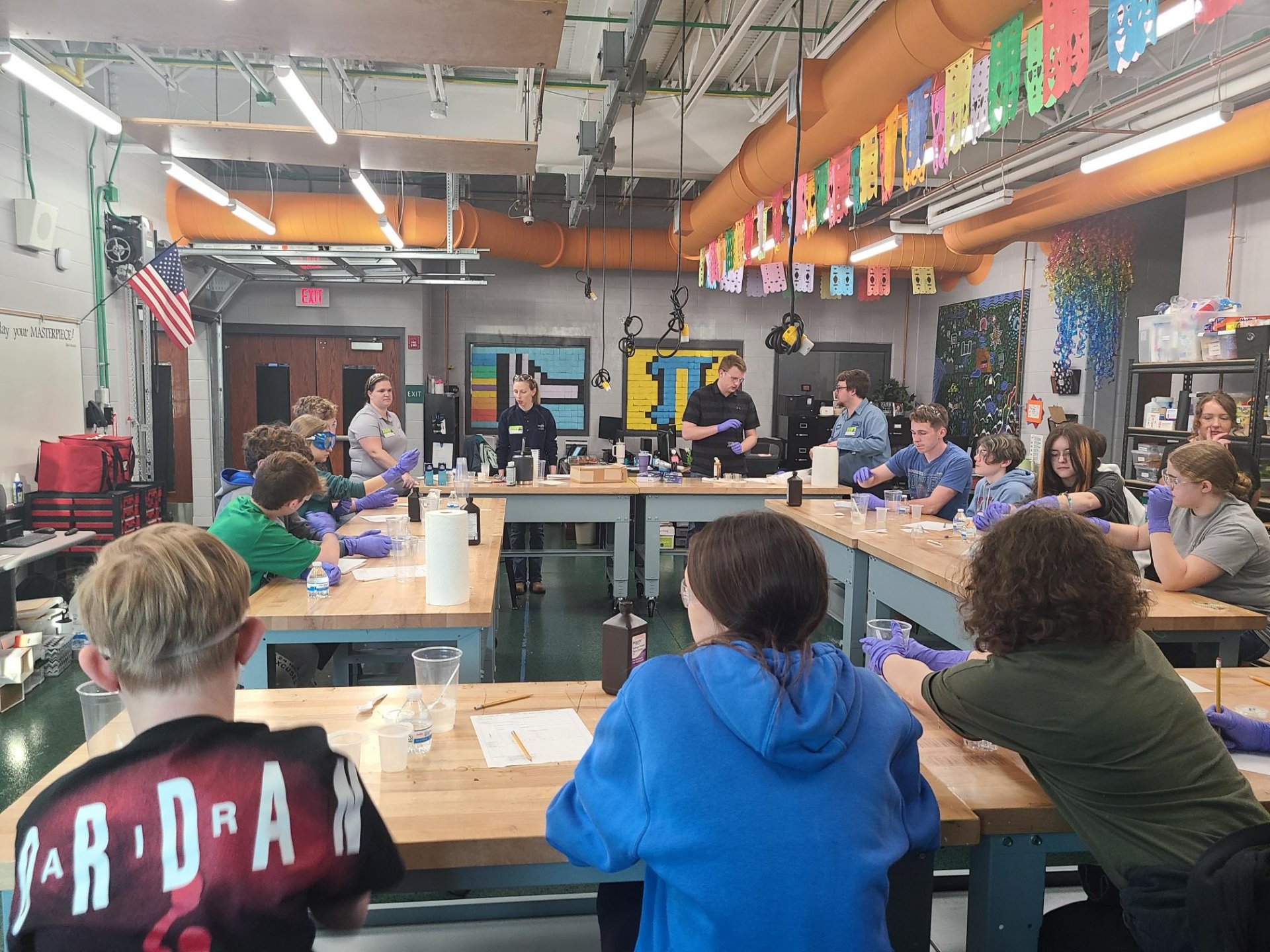 Chemical Reactions Get Big Student Reactions During Monument’s Classroom Takeover at STEAM Labs 